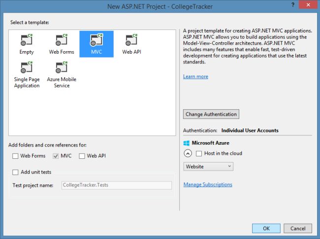 Mvc Project Template